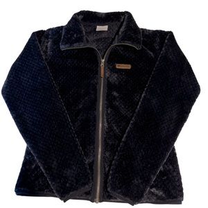 Columbia sportswear Sherpa full zip fleece jacket dark blue size small